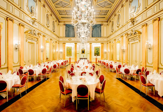 Salle du dîner lors des Rencontres Jean-Marc Quarin