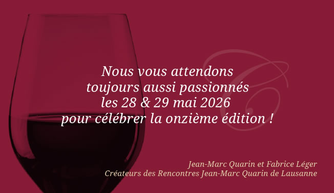 Les rencontres Jean-Marc Quarin les 28 et 29 mai 2026